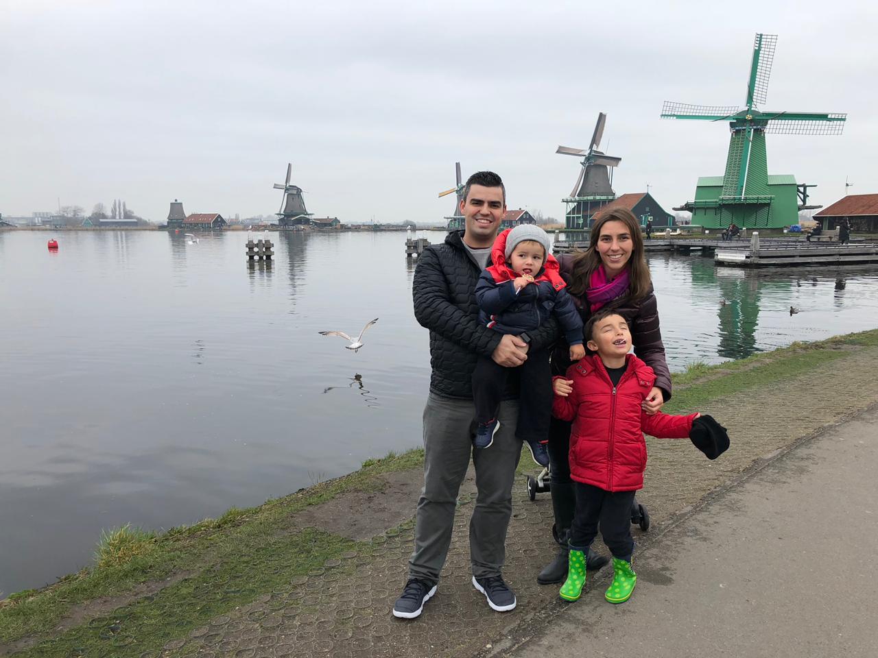 Família em Zaanse Schans: Passeio maravilhoso
