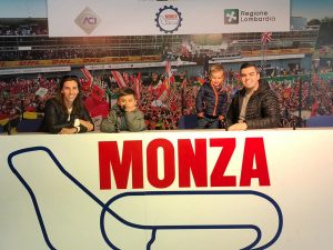 Sala de Imprensa no Autódromo de Monza: Rendeu uma foto bacana!