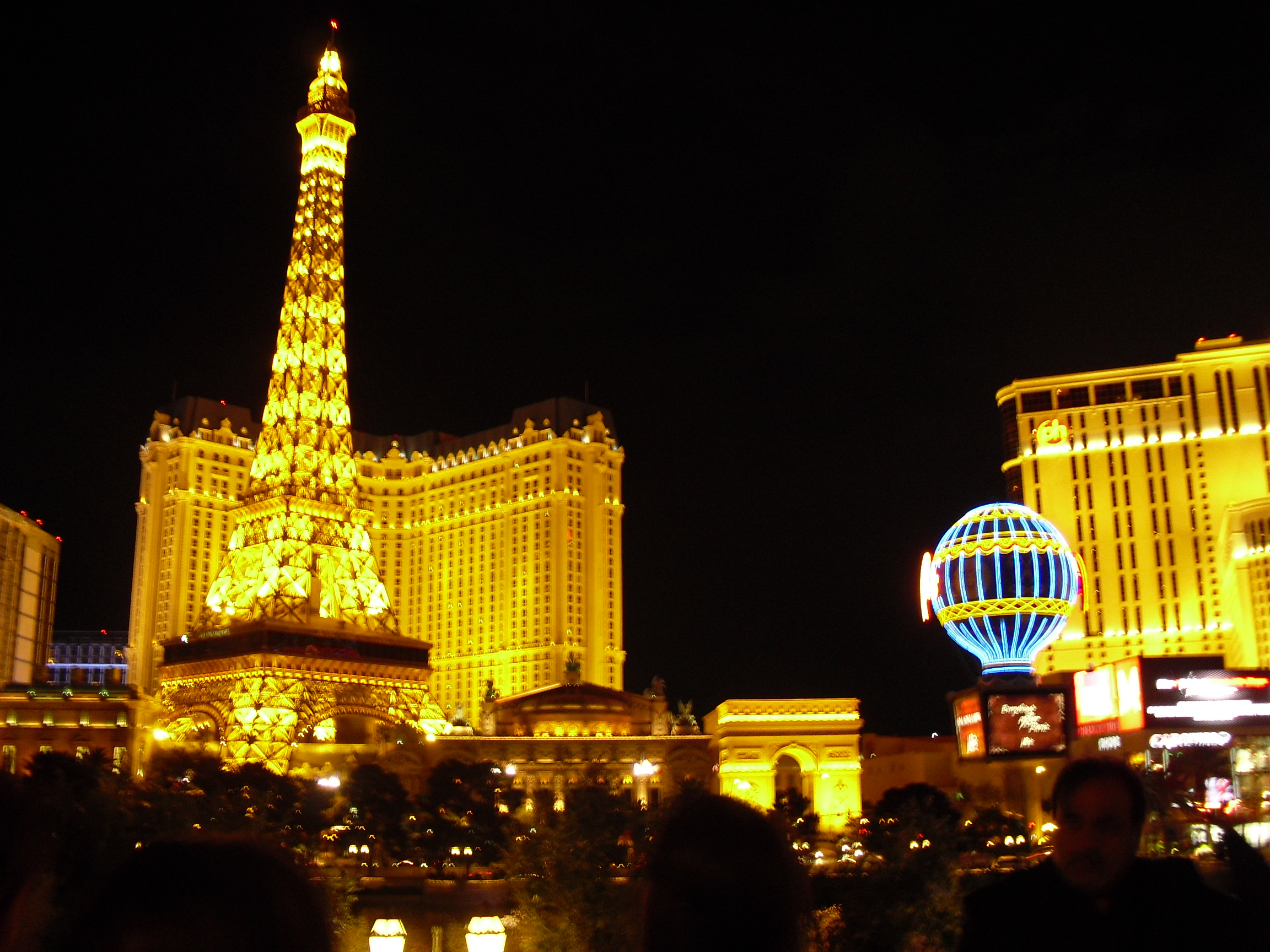 Vista de Cassino em Las Vegas