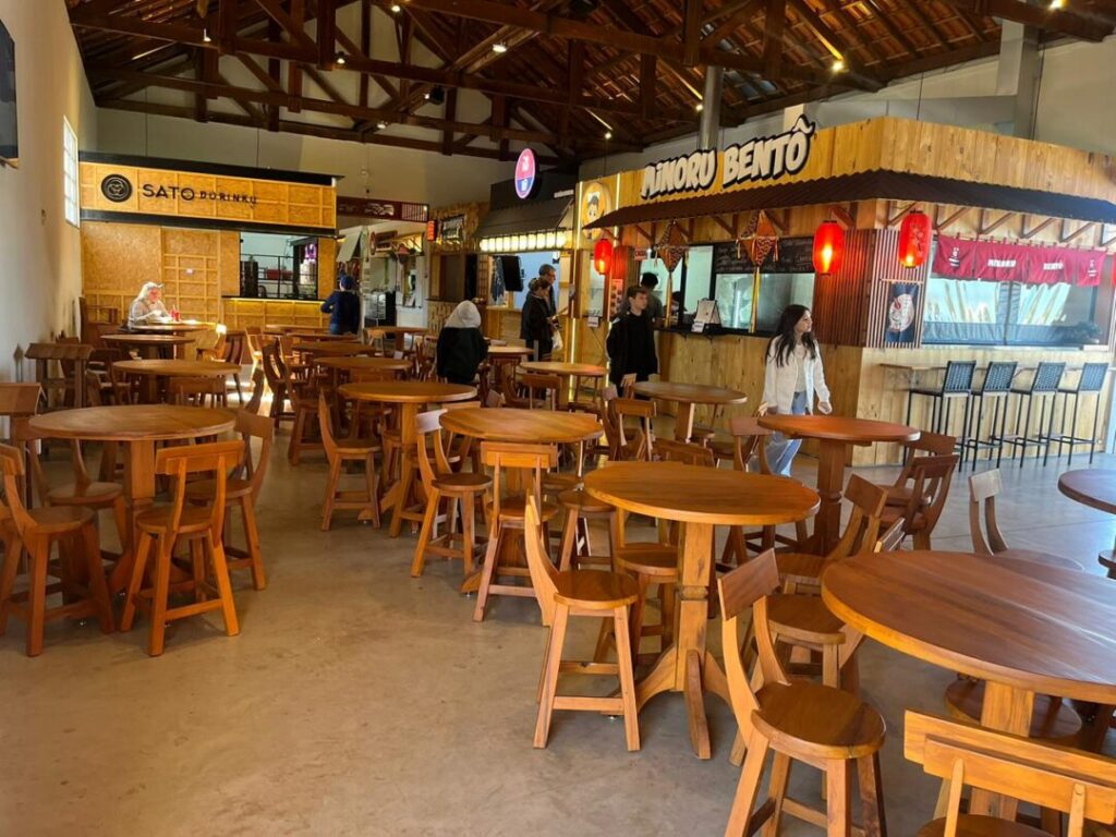 mesas de centro gastronômico