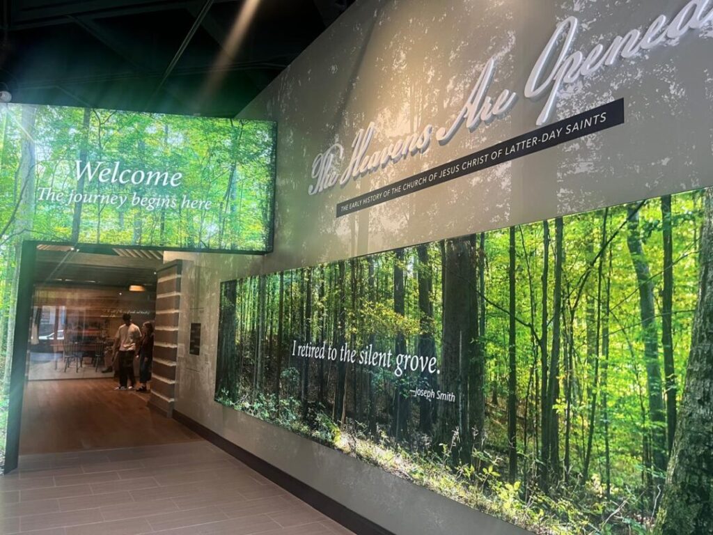 painéis interativos de museu