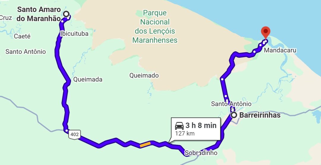 mapa de 3 cidades